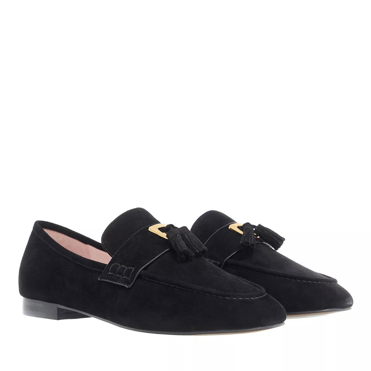 Coccinelle Loafers & Ballerinas - Loafer  Suede Leather - Gr. 36 (EU) - in Schwarz - für Damen