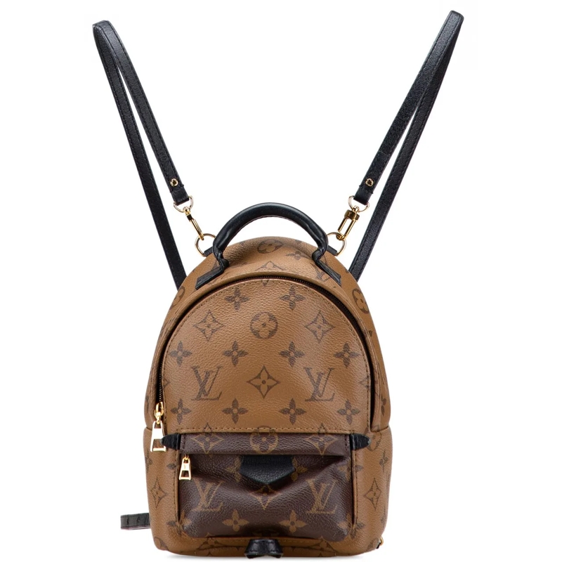 Louis Vuitton Rucksack Monogram Reverse Mini Palm Springs braun