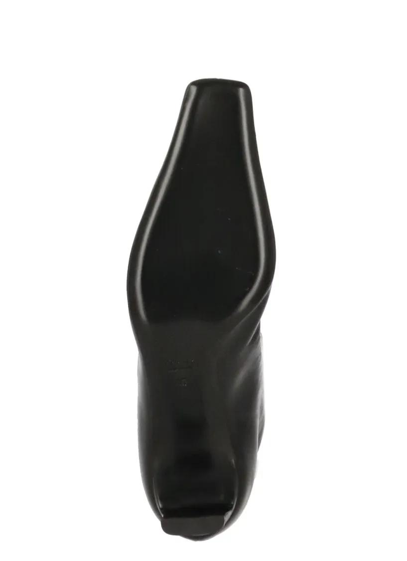Thumbnail - Khaite Stiefel - High-Shaft Leather Boots With Glossy Finish - Gr. 38,5 (EU) - in Schwarz - für Damen