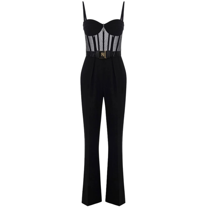 Elisabetta Franchi  Trousers Black schwarz