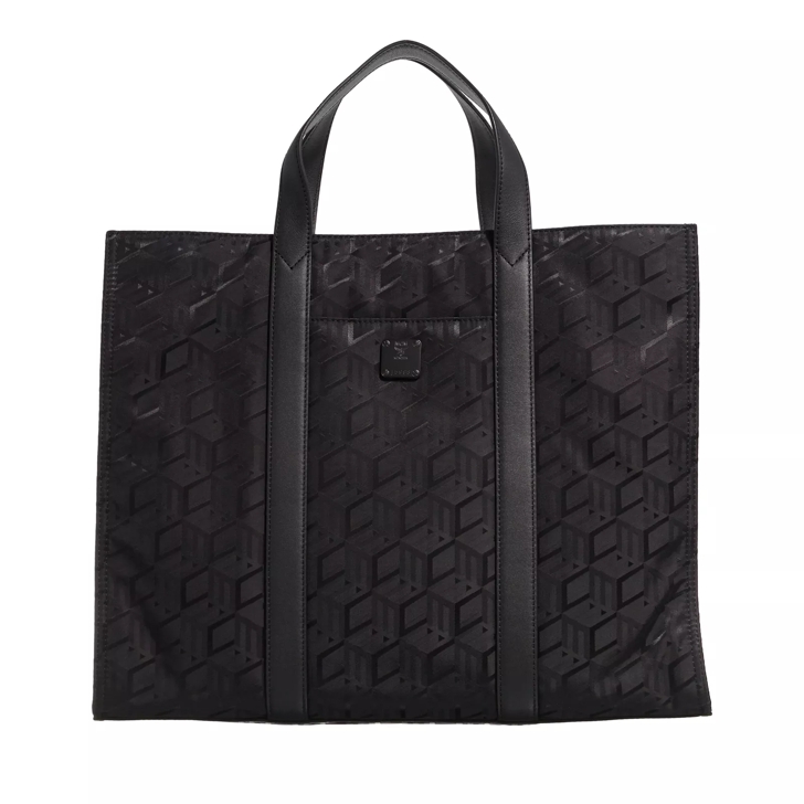 Mcm black outlet tote