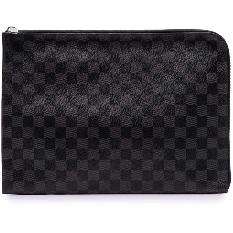 Louis Vuitton Clutch Damier Graphite Pochette Jour GM schwarz