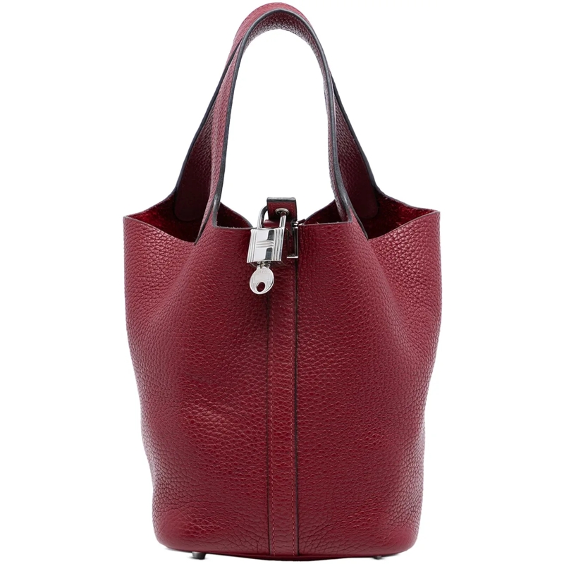 Hermès Tote Clemence Picotin Lock 18 rot
