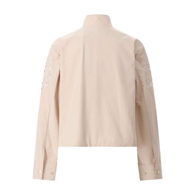 Riani Übergangsjacke Leichte Jacke mit Stickereien beige(Image 2)
