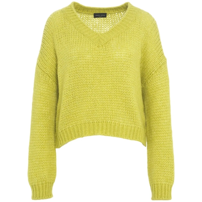 Roberto Collina  Alpaca blend sweater grün