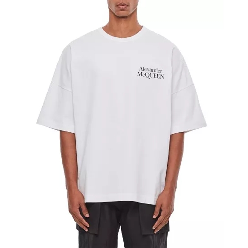 Alexander McQueen Oversize Cotton T-Shirt White 