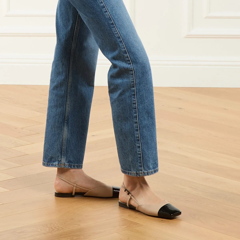 Kennel & Schmenger Ballerinas Leila Schwarz/Nude(Image 2)