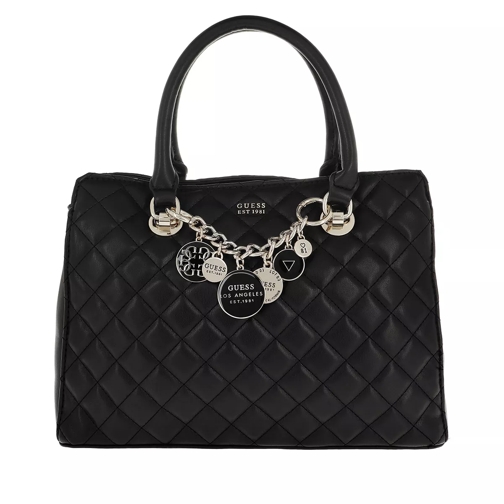Guess Victoria Luxury Satchel Bag Black Cartable