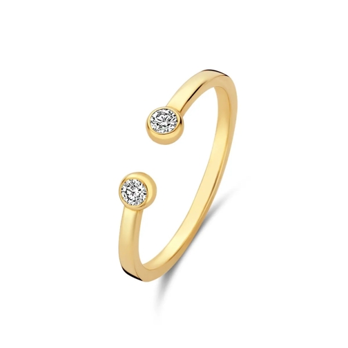 Isabel Bernard Ring De la Paix 14 Karat Ring  mit Diamant Gold