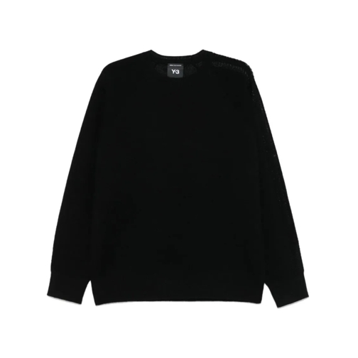 Y-3 Pullover Crew-Neck Sweater Black