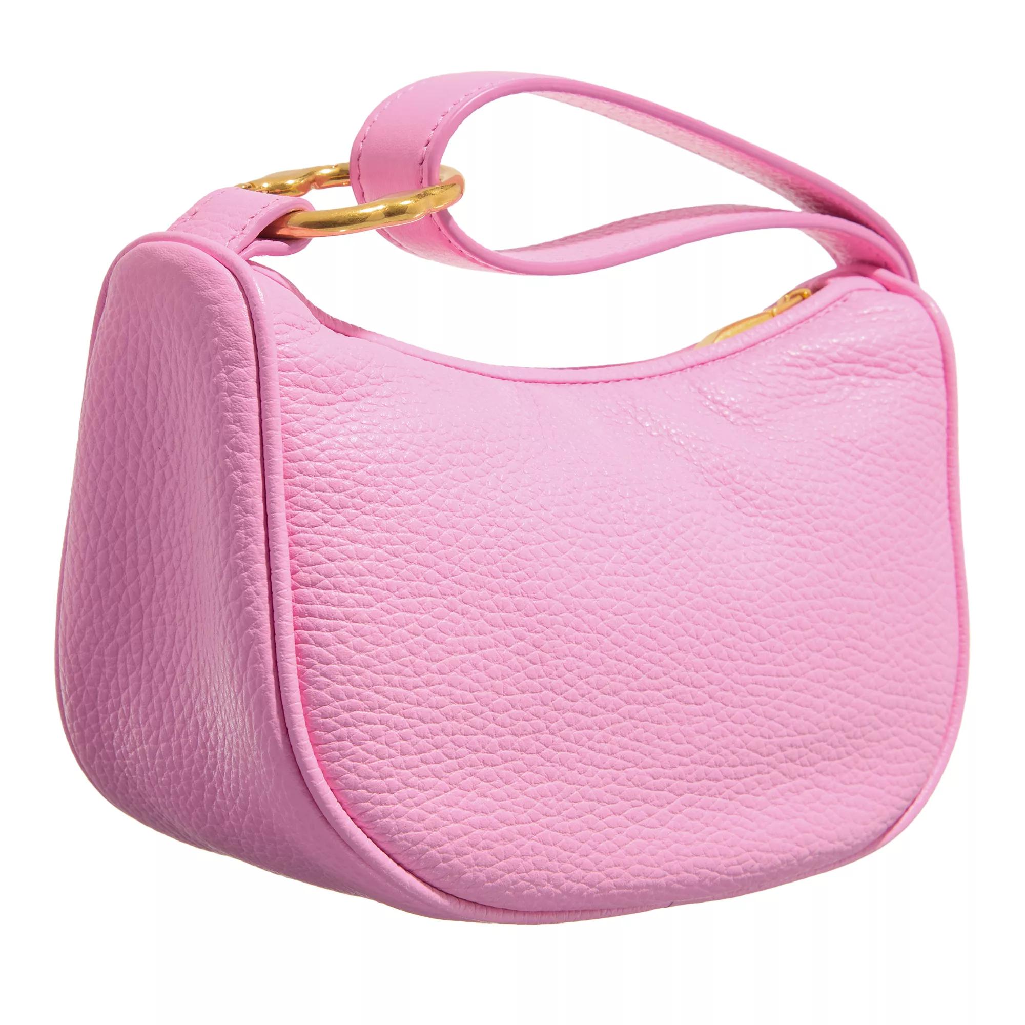 Bally Satchels Emblem Minimoon in poeder roze