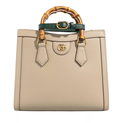 Gucci Small Diana Shopper Oatmeal And Vintage Green Tote