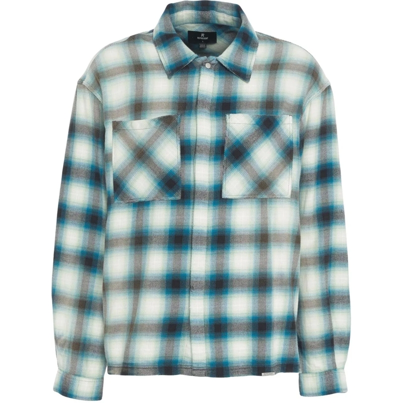 Represent T-shirt Check shirt blau
