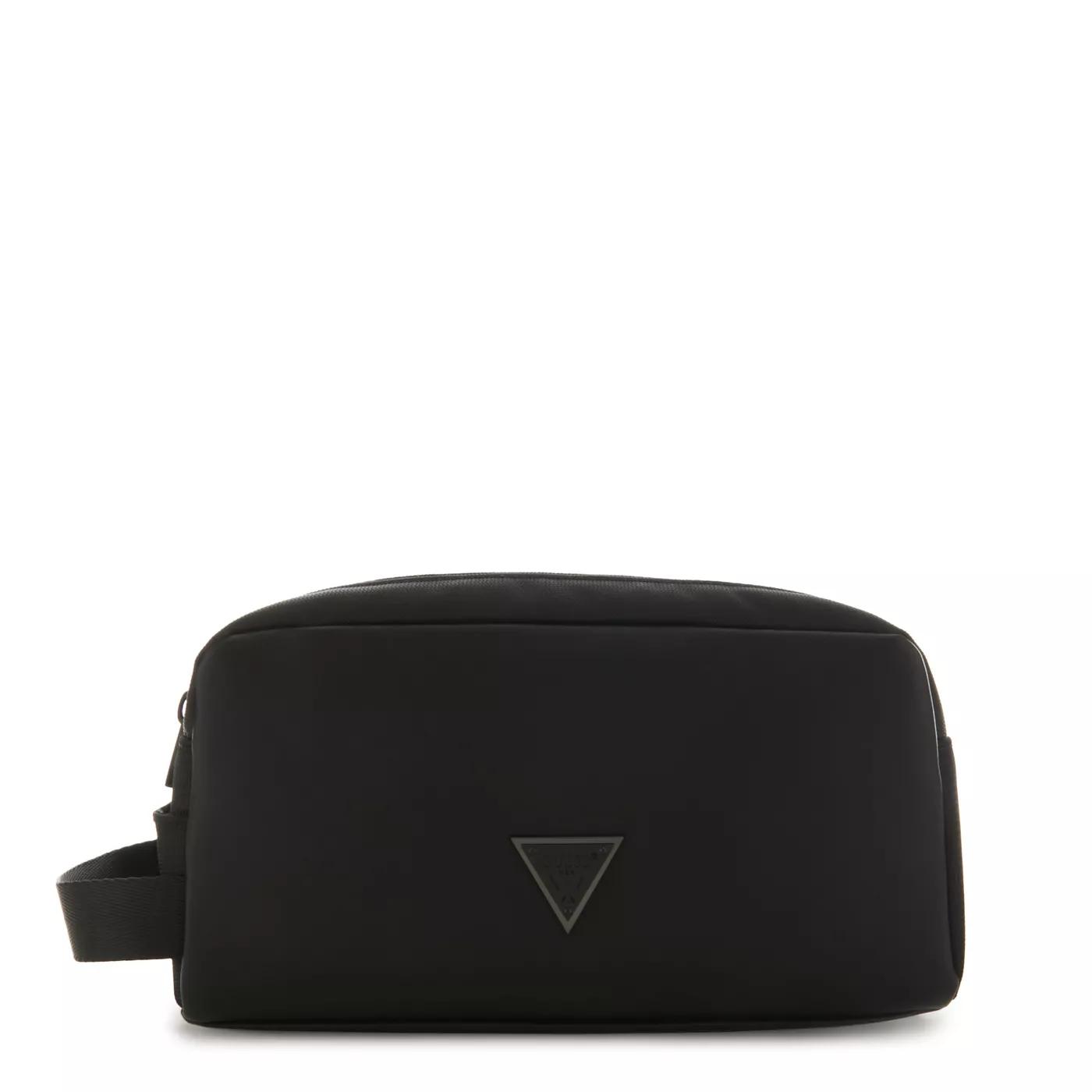 Guess Kosmetiktaschen - Certosa Kulturbeutel - Gr. unisize - in Schwarz - für Herren