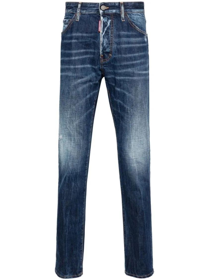 Dsquared2 - Indigo Blue Cotton Jeans - Größe 46 - blau