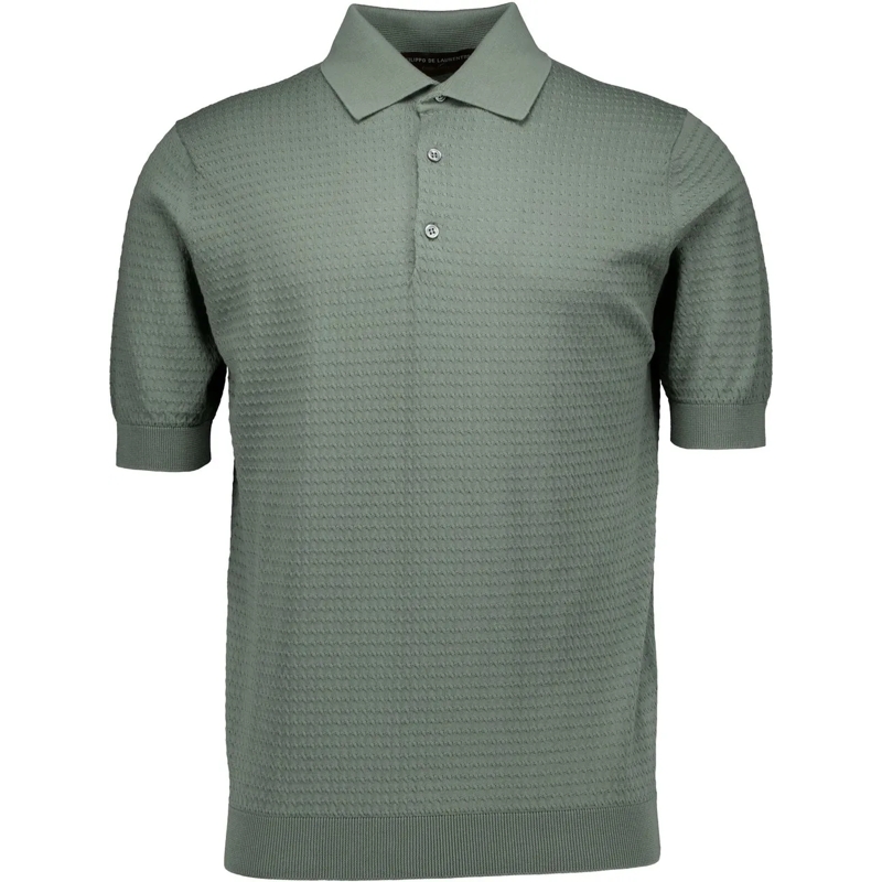FILIPPO DE LAURENTIIS Poloshirt Filippo De Laurentiis Polo Mc Polos Groen Pl1mc Cr grün