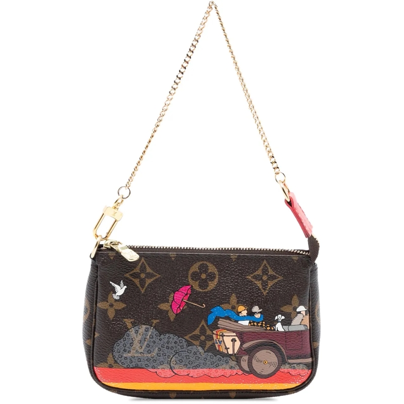 Louis Vuitton Tote Monogram Evasion Illustre Mini Pochette Accessorie braun