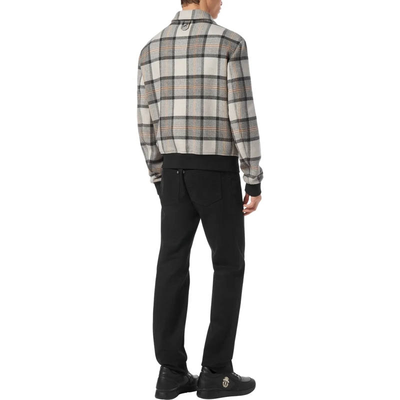 BILLIONAIRE Lederjacke Jacke Crest beige(Image 2)