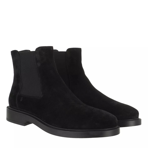 Tod's Chelsea Boots Leather Black Botte Chelsea