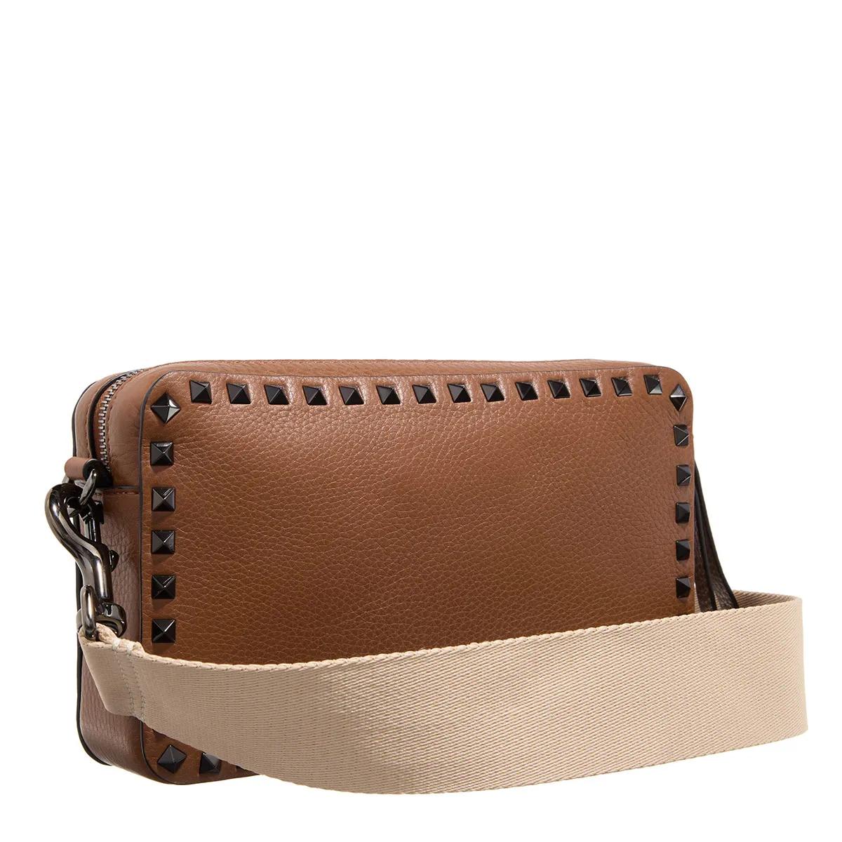 Valentino Garavani Crossbody bags Rockstud Crossbody Bag in bruin