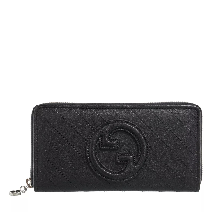 Gucci Blondie Zip Around Wallet Black Zip Around Wallet