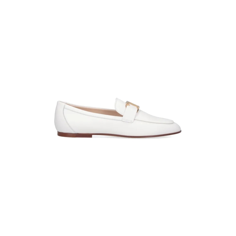 Tod's Ballerinas "T Timeless" Loafers White White