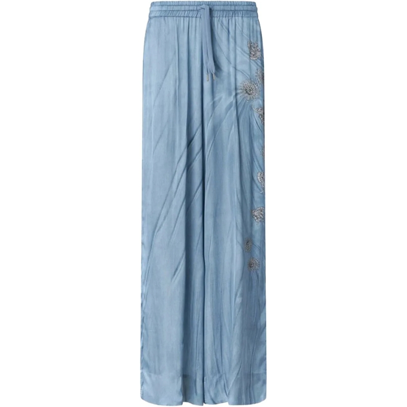 Pinko Pantalon Trousers Cyan blau