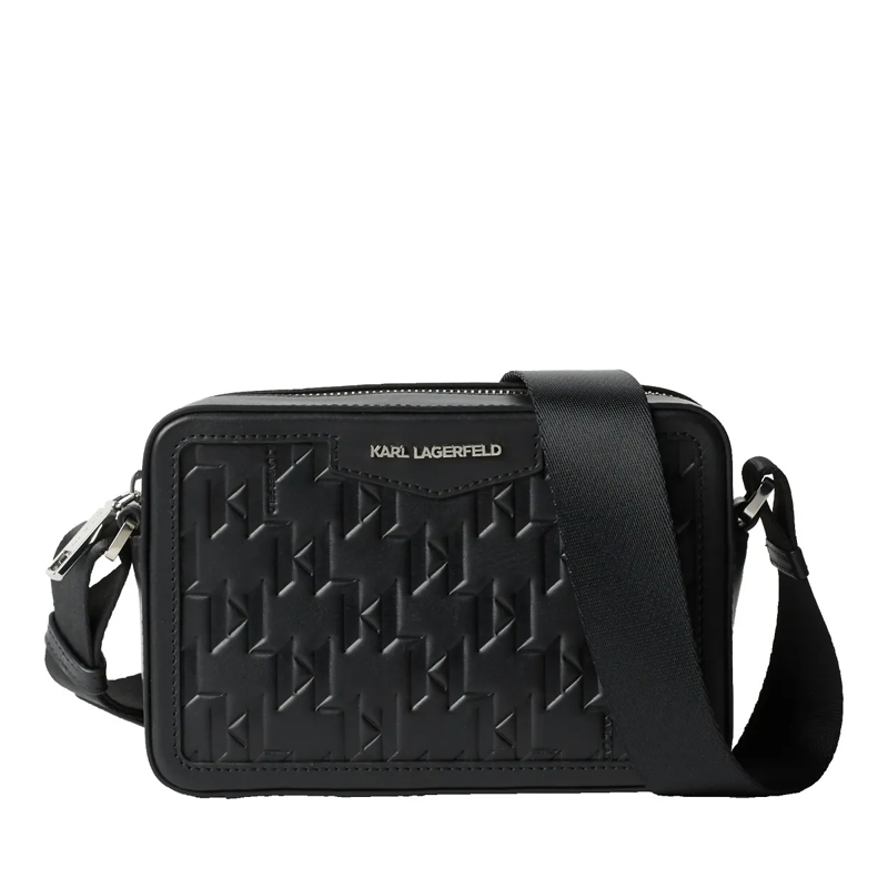 Karl Lagerfeld Crossbody Bag K/LOOM KAMERATASCHE AUS LEDER schwarz