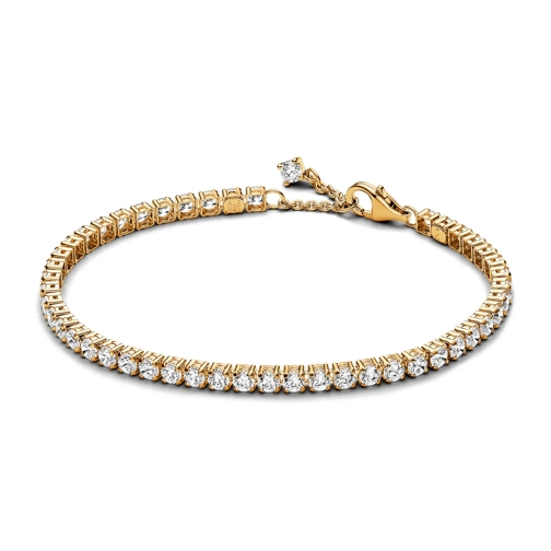 Pandora Armband 14k Gold-plated bracelet withcubic zirconia Clear