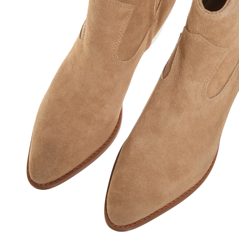 Lauren Ralph Lauren Stiefeletten Harpher-Boots-Bootie Camel(Image 6)