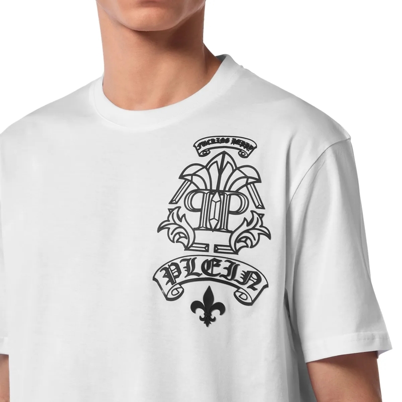 Philipp Plein T-Shirt T-Shirt Tattoo weiss(Image 5)