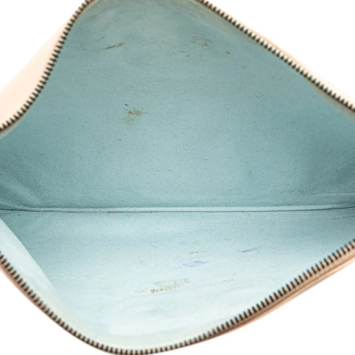Bottega Veneta Sac à provisions 2000-2011 Small Lambskin Intreccio Cabat Tote weiß (Image 11)
