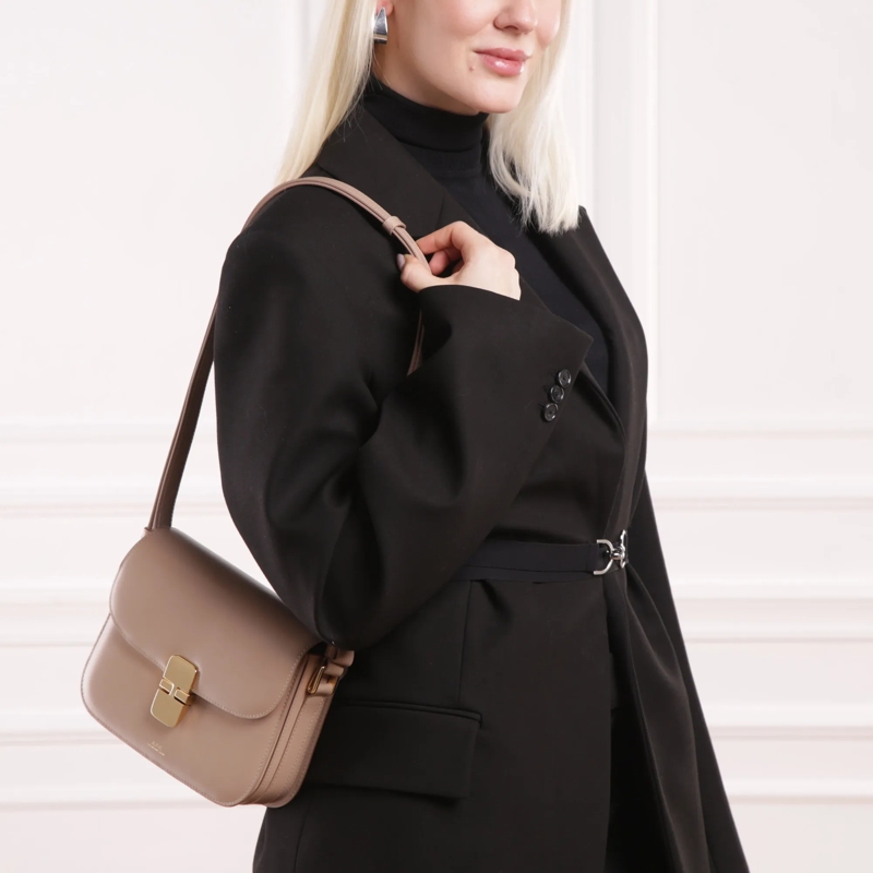 A.P.C. Crossbody Bag Sac Grace Small Beige Pink(Image 3)
