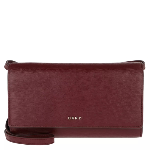 DKNY Bryant Wallet On A Chain Blood Red Crossbodytas
