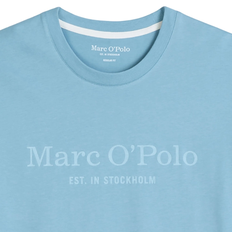 Marc O´Polo Hemd T-Shirt Short Sleeve 1er Pack blau(Image 3)