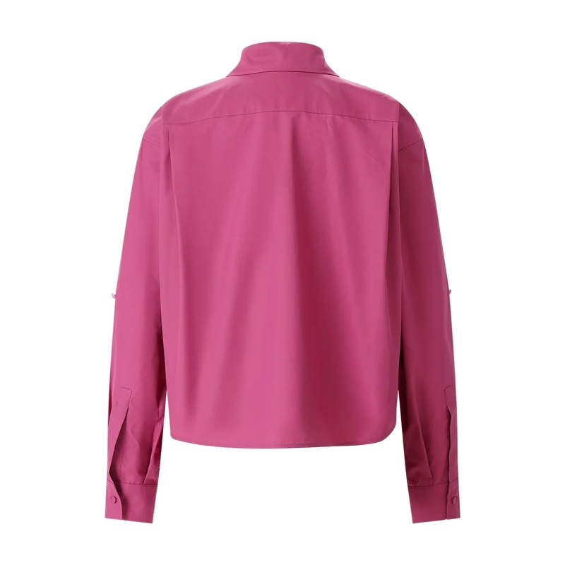 Max Mara Chemisier Hemdbluse Tenue aus Baumwolle pink(Image 2)