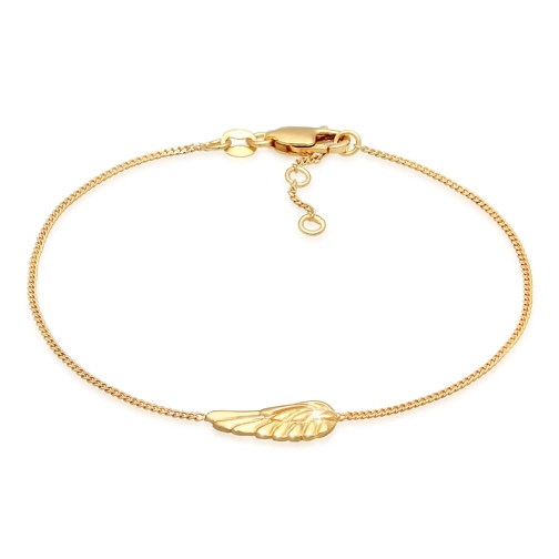 Elli Armband Flügel Engel Schutz 375 Gelbgold gold 