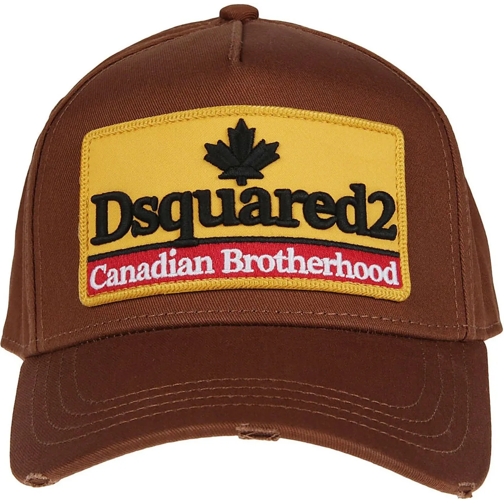 Dsquared2  Canadian Patch Baseball Hat Brown schwarz