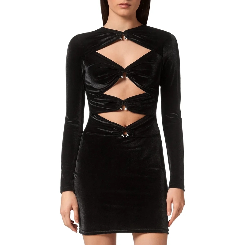 Philipp Plein Maxikleid Kleid schwarz(Image 3)