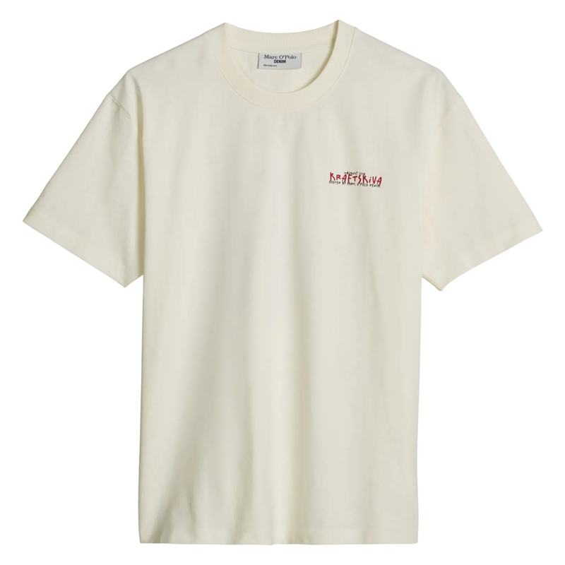 Marc O´Polo Hemd Herren T-Shirt von Marc O'Polo Denim. In mittelsch weiss