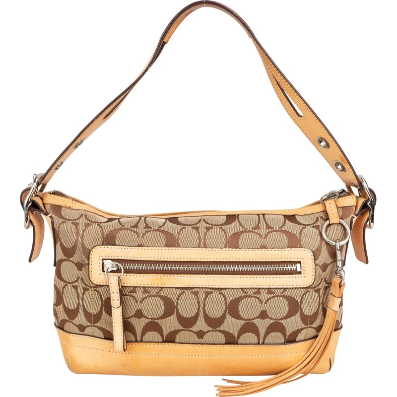 Coach Tote Coach Classic Monogram Handbag braun