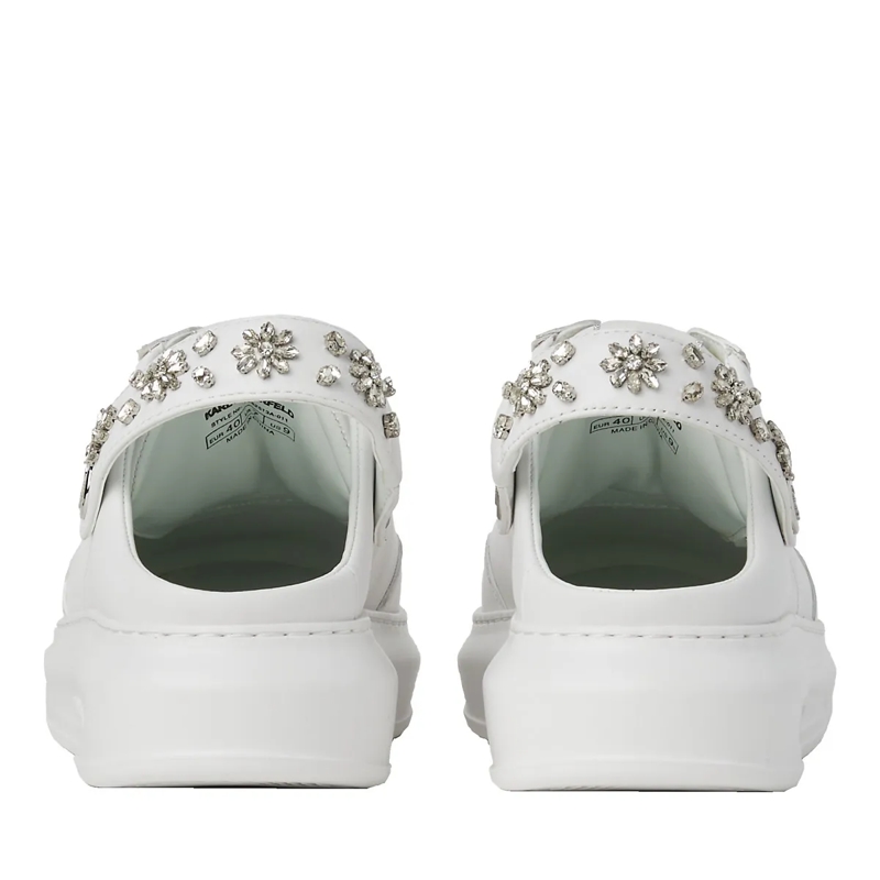 Karl Lagerfeld Sneaker basse Kapri Florastone Sling White Lthr(Image 3)