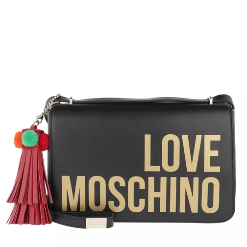 Love Moschino Crossbody Bag Tassel Nero Crossbodytas