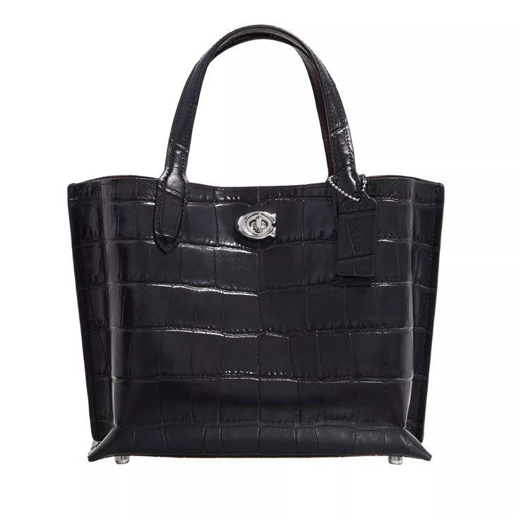 Coach leather tote sale sale