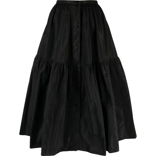 Patou Midi Rokken Skirts Black schwarz