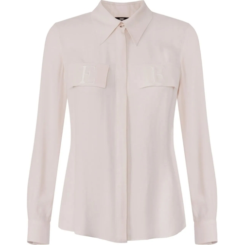 Elisabetta Franchi Blusen Shirts White weiß