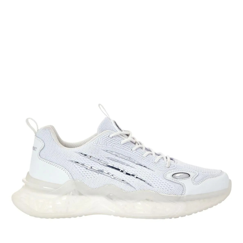 Plein Sport Low-Top-Sneaker Runner Sneaker Tiger Scratch weiss