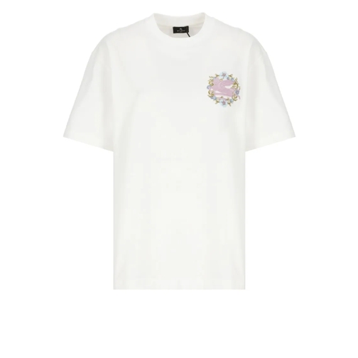 Etro T-Shirts White Logoed T-Shirt White