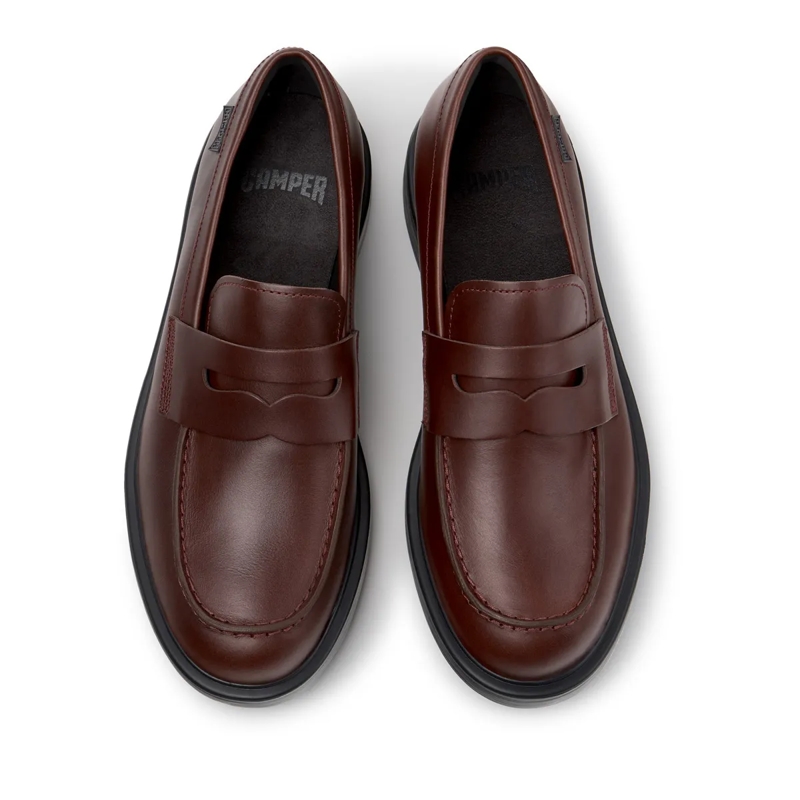 Camper Schnürschuhe Bei Dean, einem zeitlosen Unisex-Stil, trifft Trad burgund(Image 5)