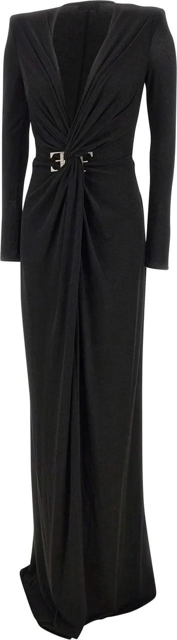 Thumbnail - Elisabetta Franchi - Dresses Black - Größe 42 - schwarz